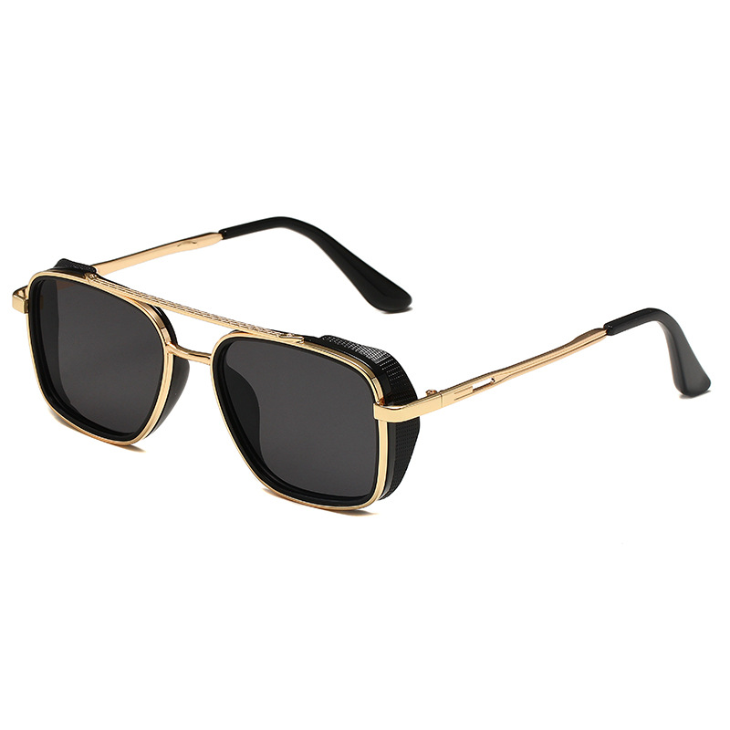 Wholesale Retro Steampunk Metal Sunglasses UV400 Protection - Everful