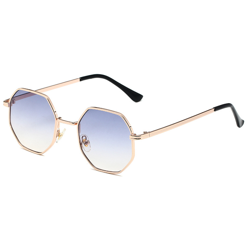 Wholesale Vintage Octagon Metal Frame Sunglasses With UV400 Protection - Everful