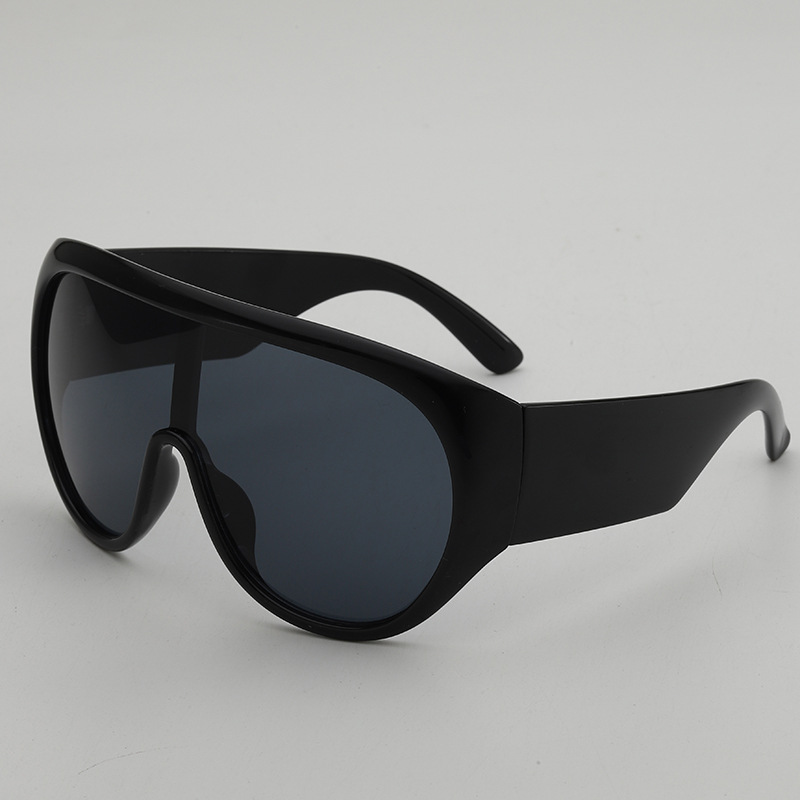 Wholesale Shield Sunglasses One Piece Oversized UV400 Protection PC Frame - Everful