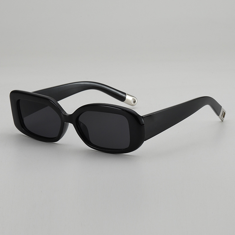 Wholesale Rectangular Sunglasses Retro Wide PC Frame UV400 Protection - Everful
