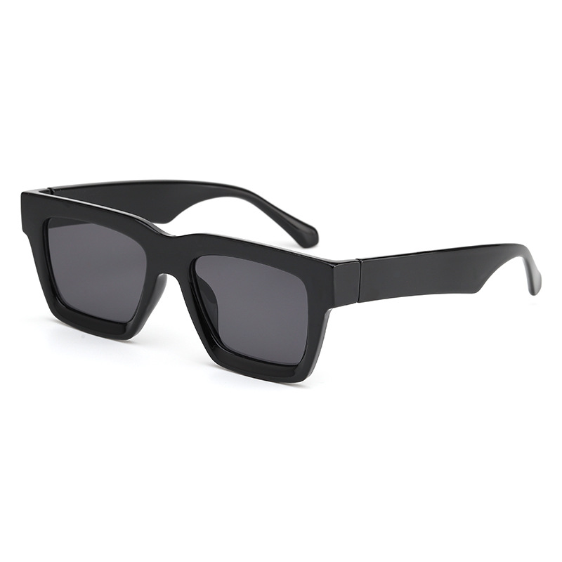 Wholesale Rectangular Sunglasses UV400 Protection PC Frame Retro Fashion - Everful