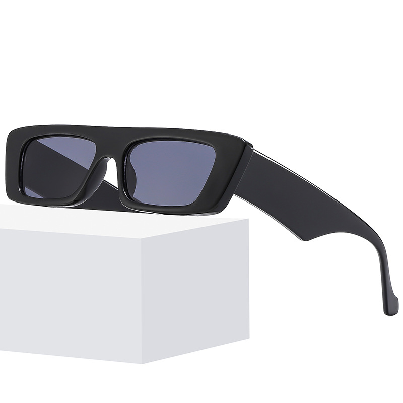 Wholesale Retro Rectangular Sunglasses UV400 Protection PC Frame For Men Women - Everful