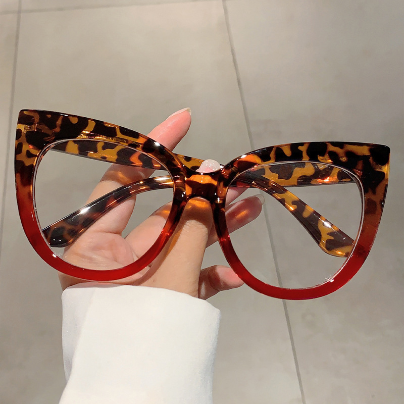 Wholesale Women Cat Eye Blue Light Blocking Glasses with Glitter Frame - Everful