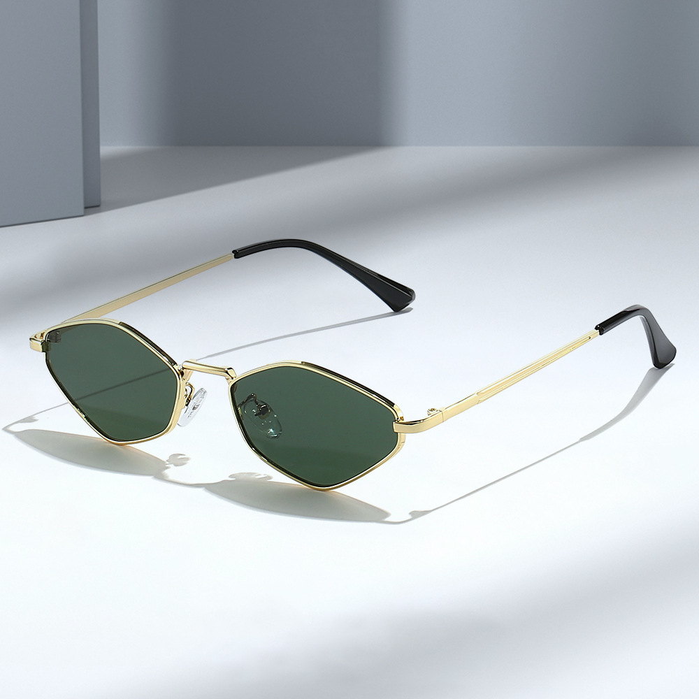 Wholesale Hexagon Sunglasses Metal Frame UV400 Retro Eyewear For Men Women - Everful