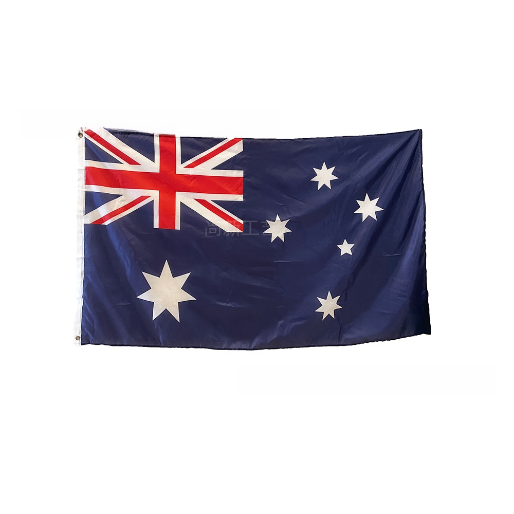 Australia National Flag Polyester Pongee Durable Australian Flag for World Cup Sports Event Garden Outdoor Decoration