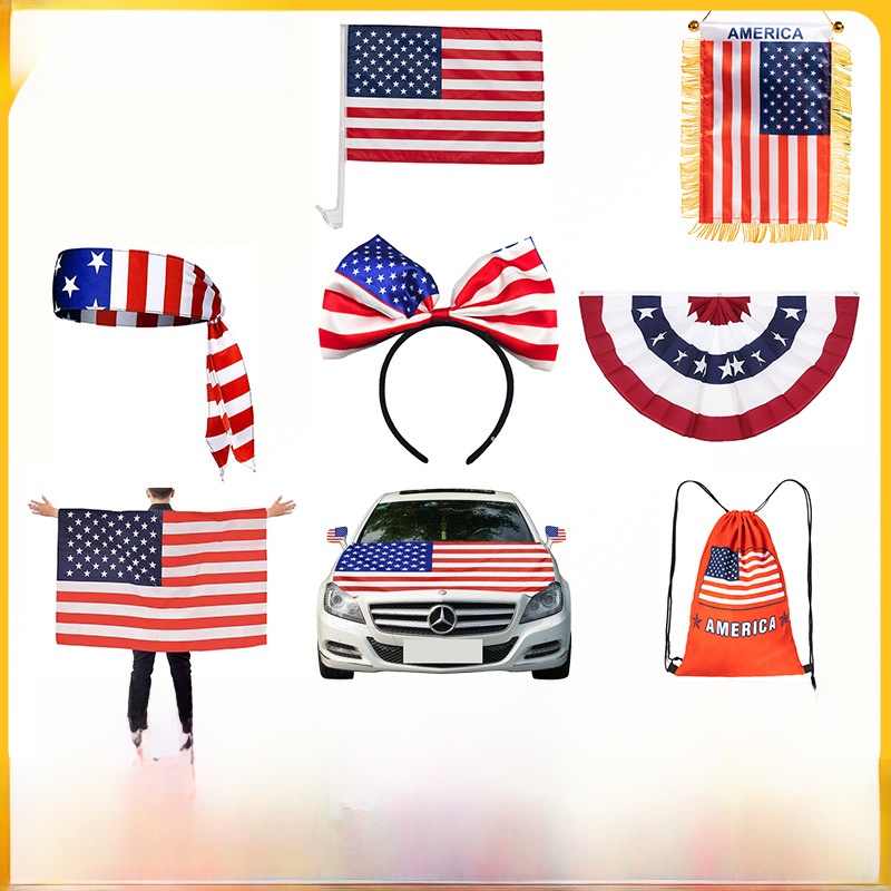 2026 Usa-can-usa World Cup Fan Products: Cheer Props Decorative Shawls Flags Hand Flags Headbands And Hairbands
