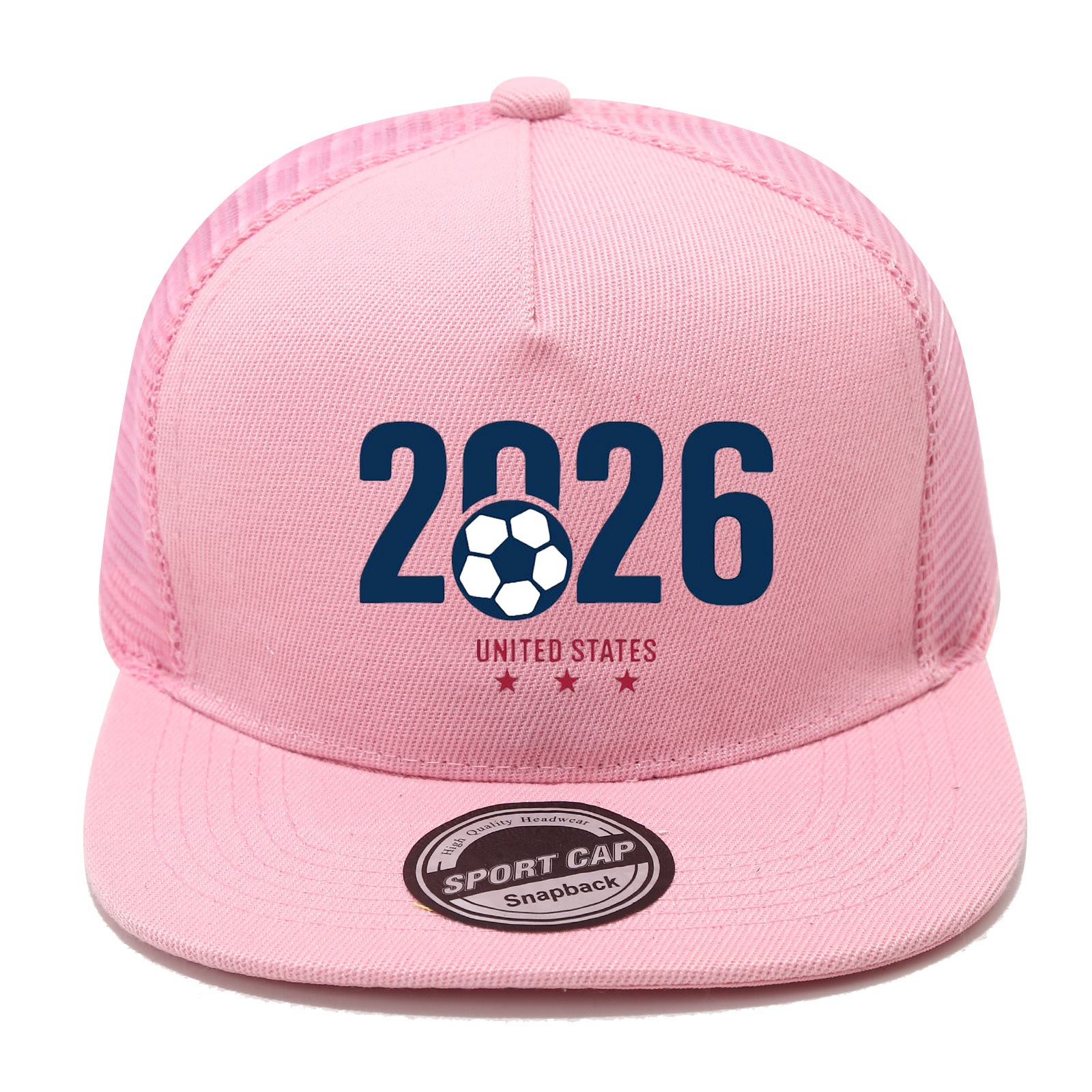 2026 United States Football Snapback Hat Polyester Mesh Trucker Hat For Sports Fans Hip Hop Baseball Cap Adjustable Hat