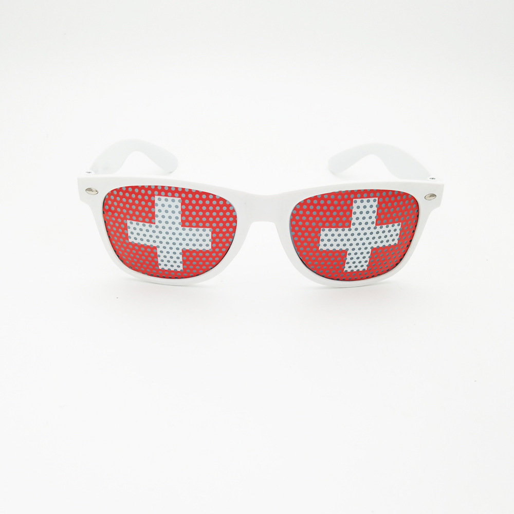 Wholesale World Cup National Flag Sunglasses with Mesh Lens For Fans - Everful