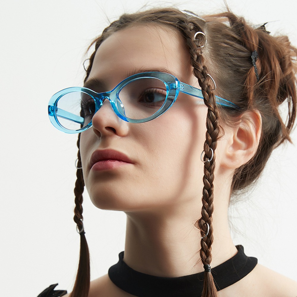 Wholesale Vintage Oval Candy Color Women Sunglasses UV400 PC AC Lens - Everful