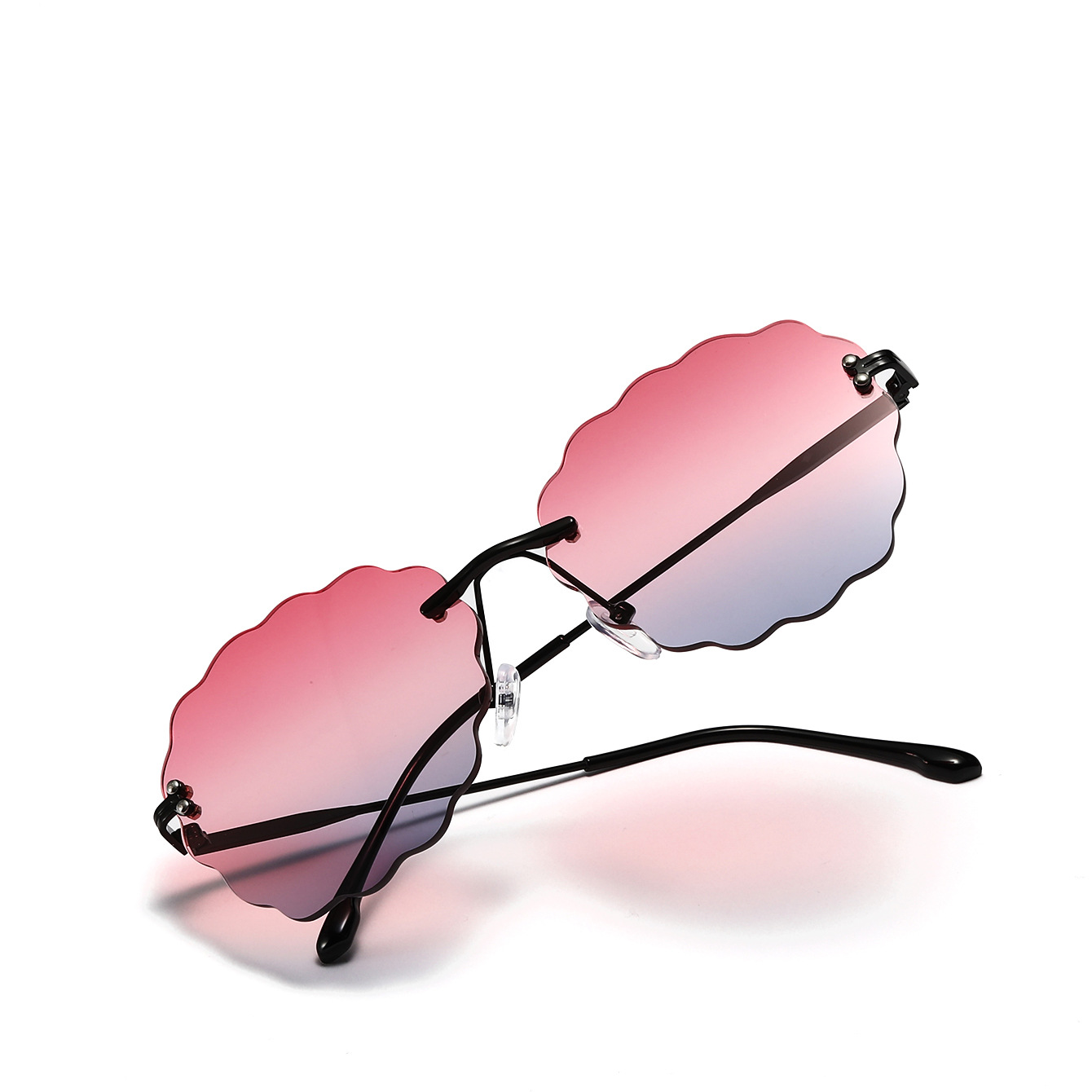 Wholesale Fashion Cloud Shape Rimless Sunglasses For Women - Everful