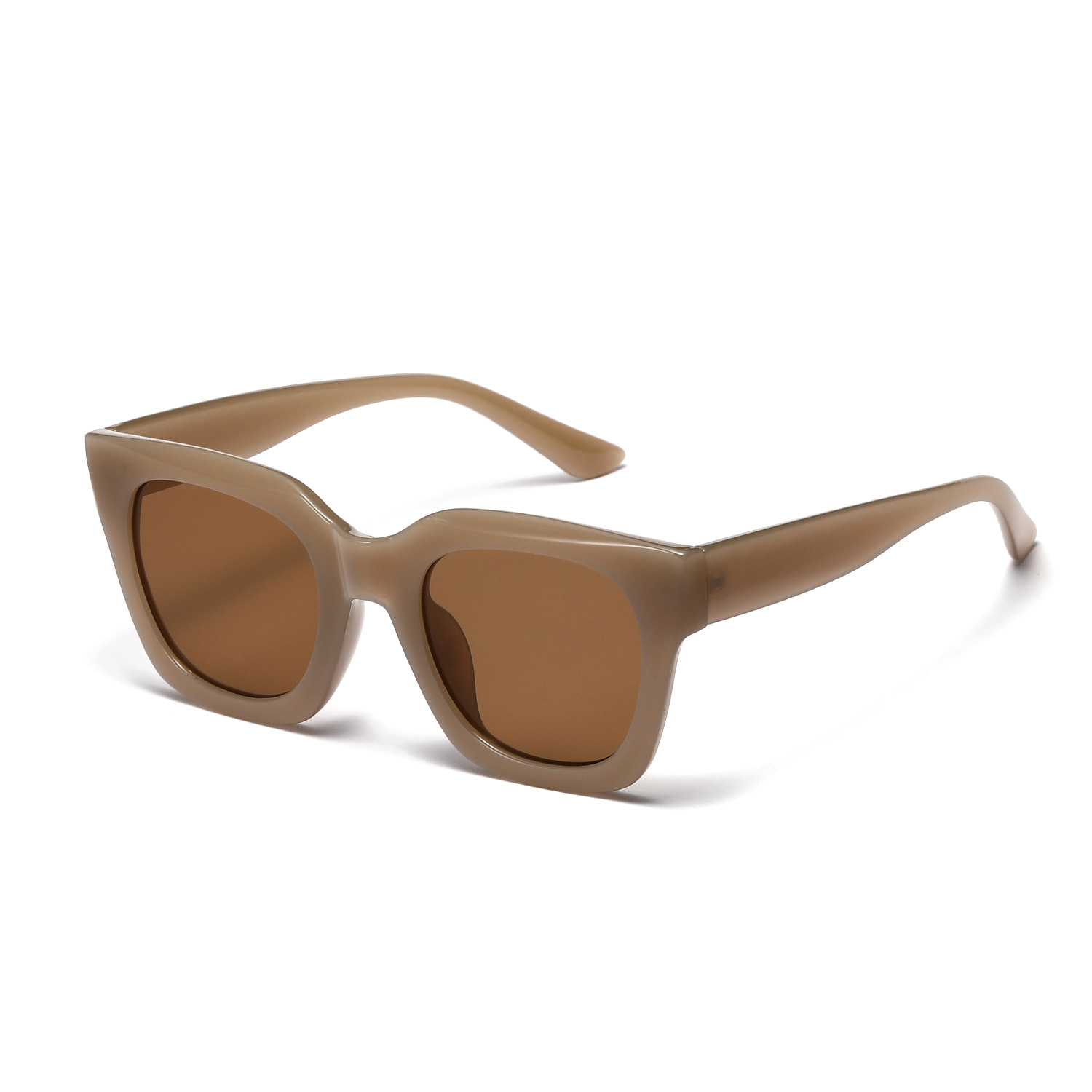 Wholesale Retro Square Frame Fashion Oversized Sunglasses UV400 - Everful
