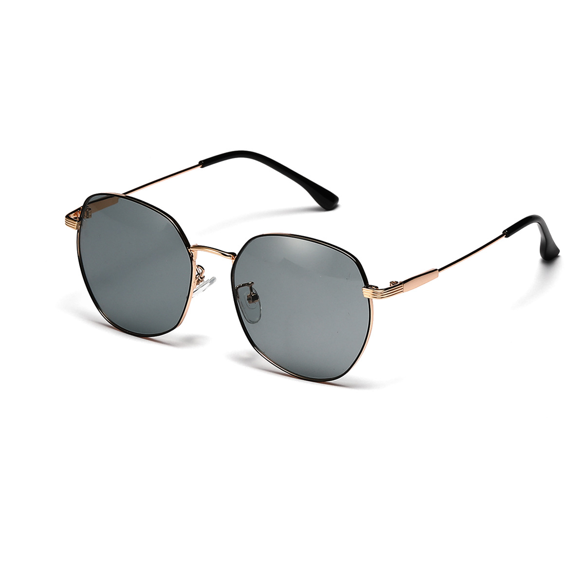 Wholesale Vintage Round Metal Sunglasses Candy Color Lens - Everful