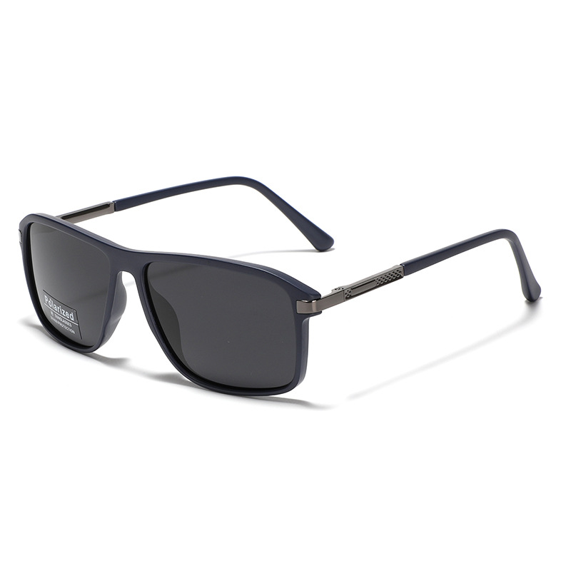 Wholesale Square Polarized Y2K Sunglasses TR90 Half Metal - Everful