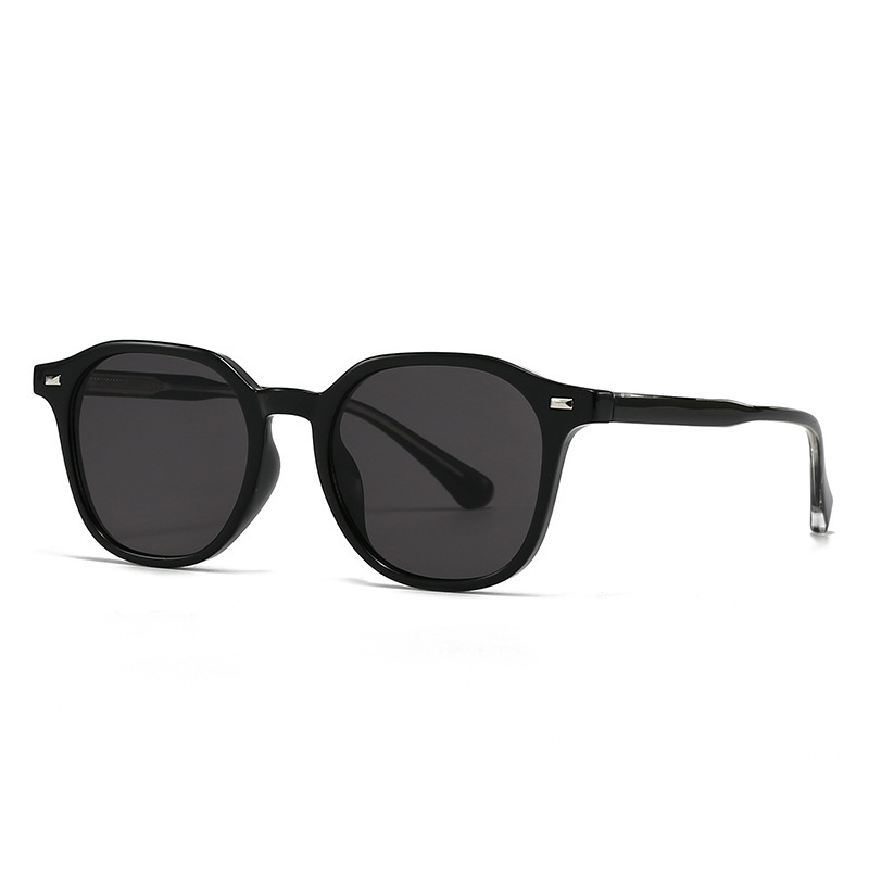 Wholesale Retro Oval TR90 Polarized Sunglasses With Metal Rivets - Everful