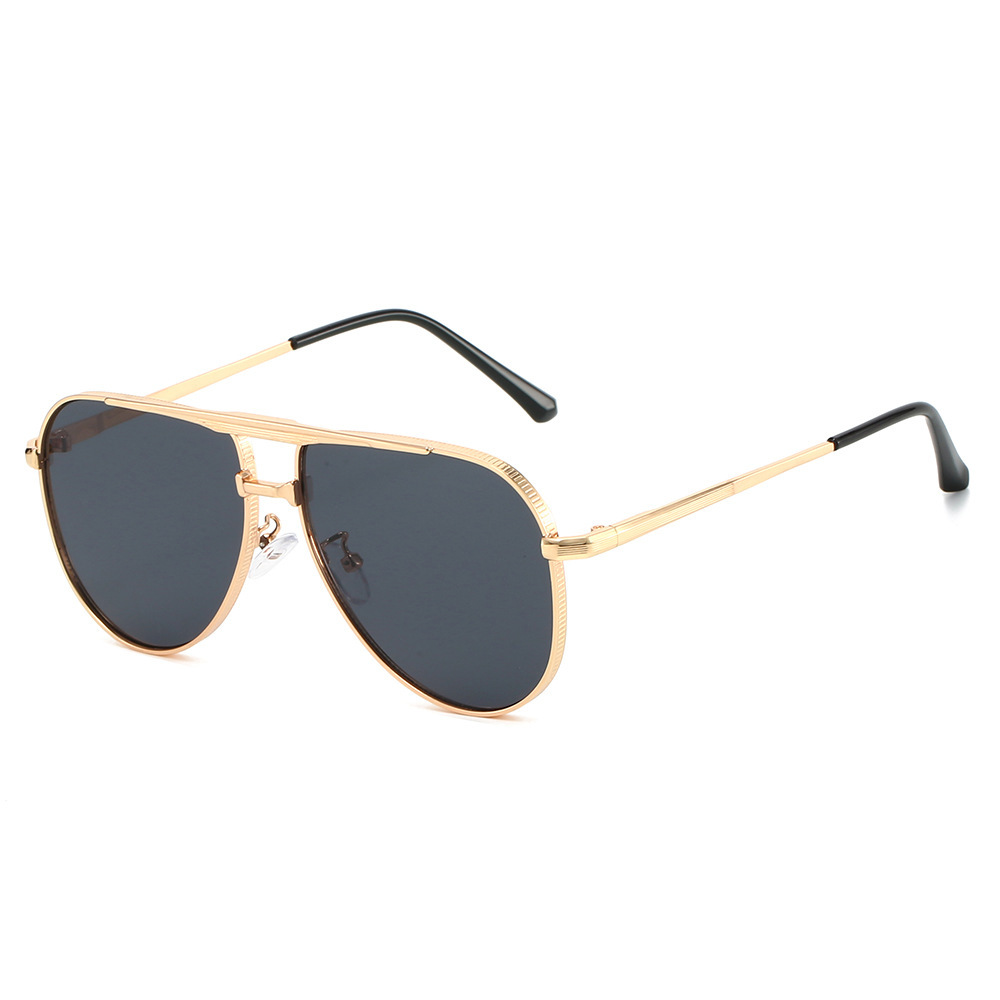 Wholesale Fashion Pilot Sunglasses Metal Double Bridge For Men Women - Everful