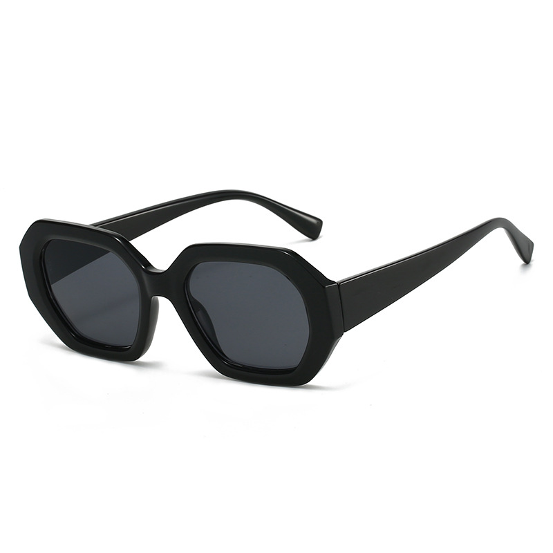 Wholesale Fashion Irregular Polygon Sunglasses For Women Men Retro Geometric - Everful