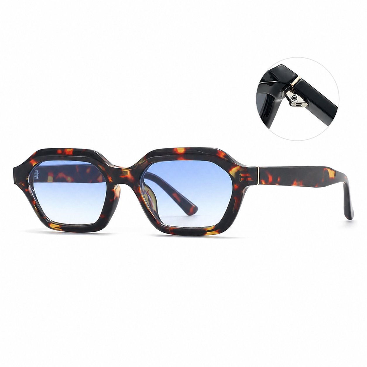 Wholesale Geometric Polygon Sunglasses with UV400 Protection PC Frame - Everful