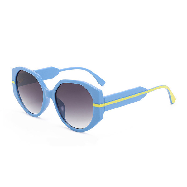 Wholesale Retro Geometric Large Frame Sunglasses With UV400 Protection - Everful