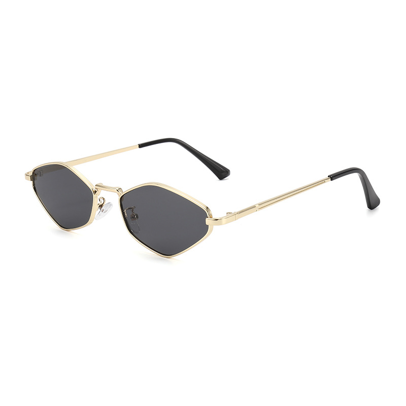 Wholesale Retro Polygon Metal Frame Sunglasses UV400 For Men Women - Everful