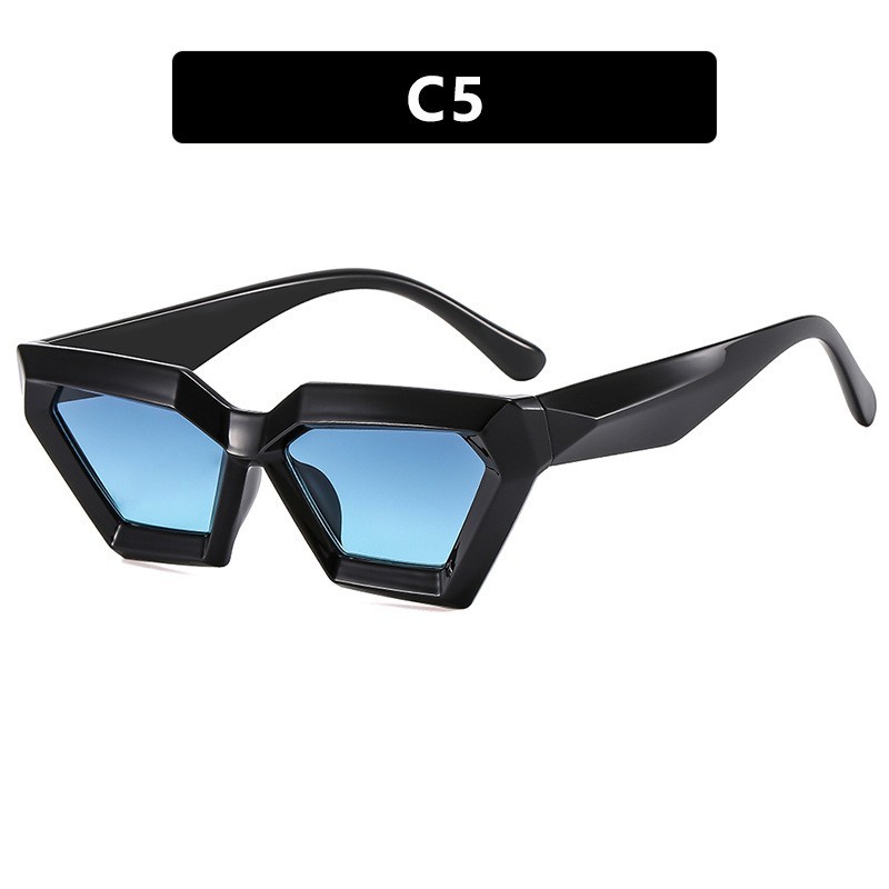 Wholesale Geometric Cat Eye Sunglasses UV400 Protection For Women Men - Everful