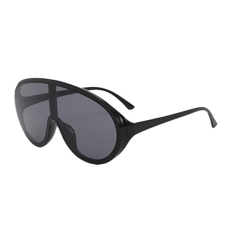 Wholesale Modern Shield Oversized Sunglasses Integrated PC Lens UV400 - Everful
