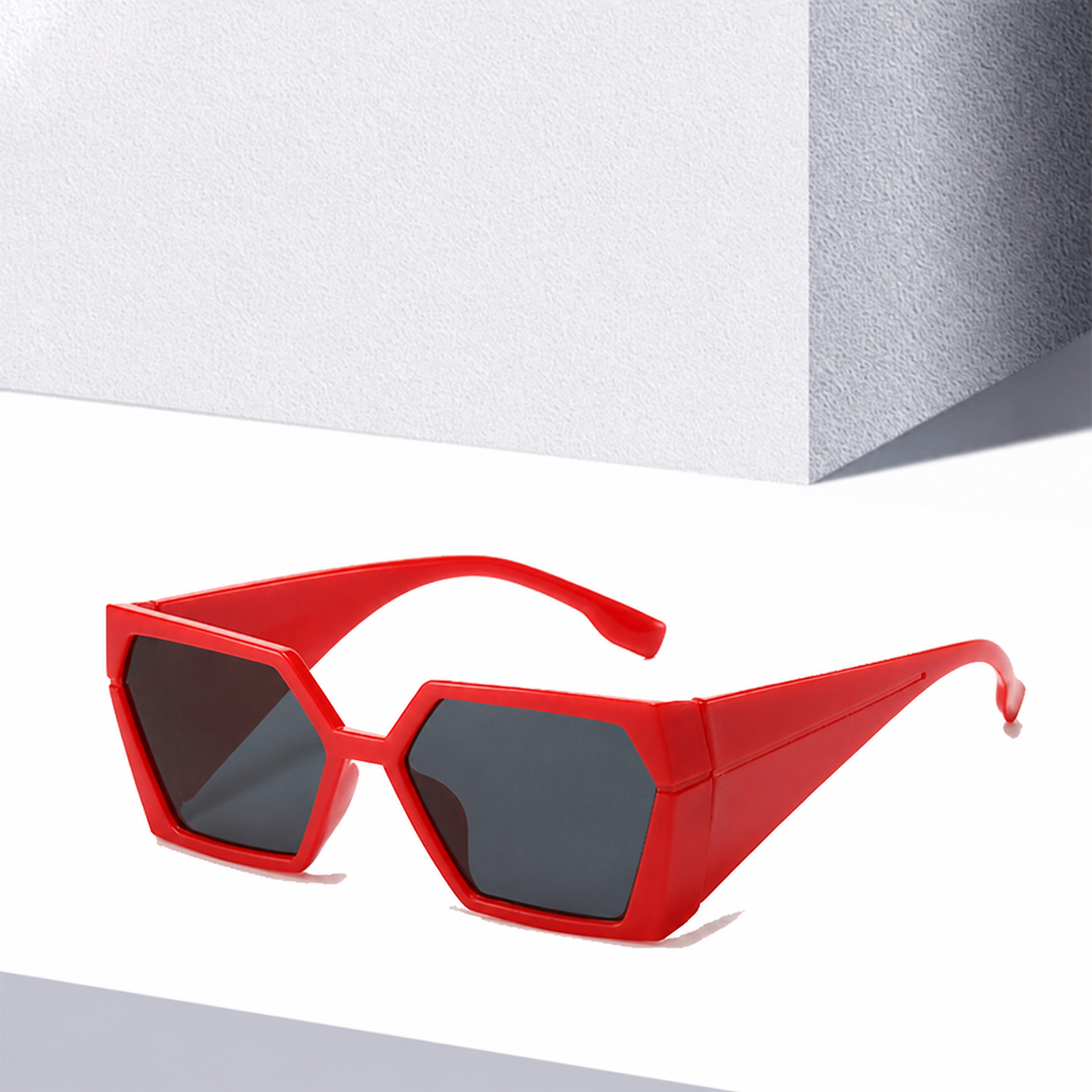 Wholesale Geometric Hexagon Sunglasses with PC Frame For Men Women - Everful