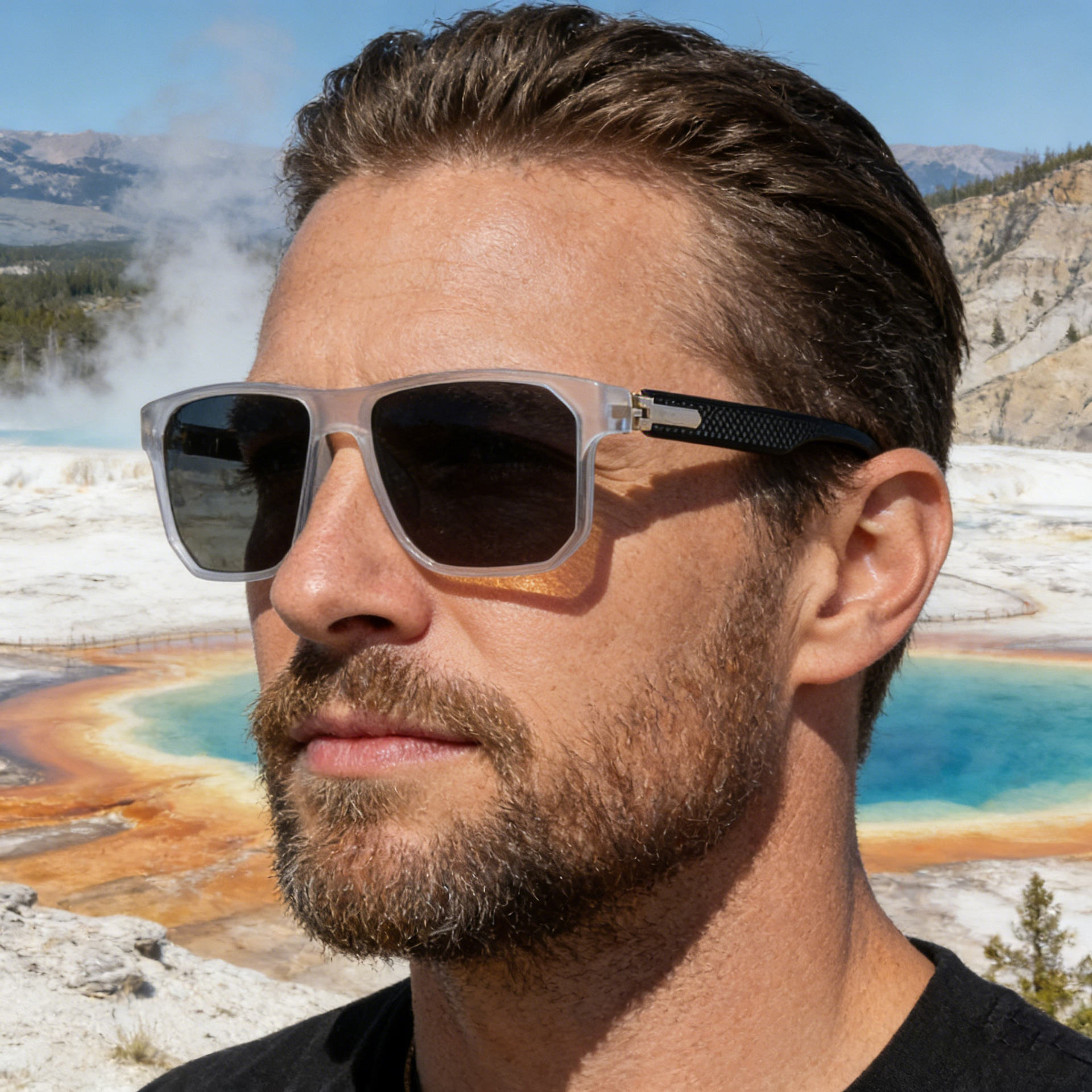 Wholesale Polygonal Polarized Sunglasses With UV400 Protection For Men - Everful