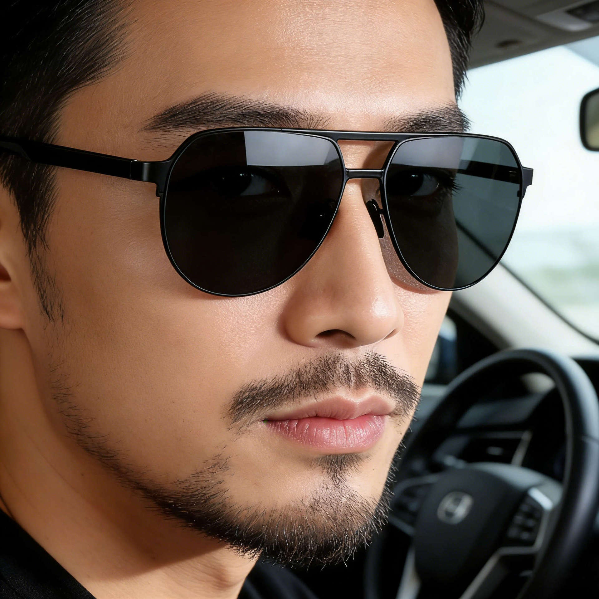 Wholesale Men's Polarized Aviator Sunglasses Stainless Steel Frame - Everful