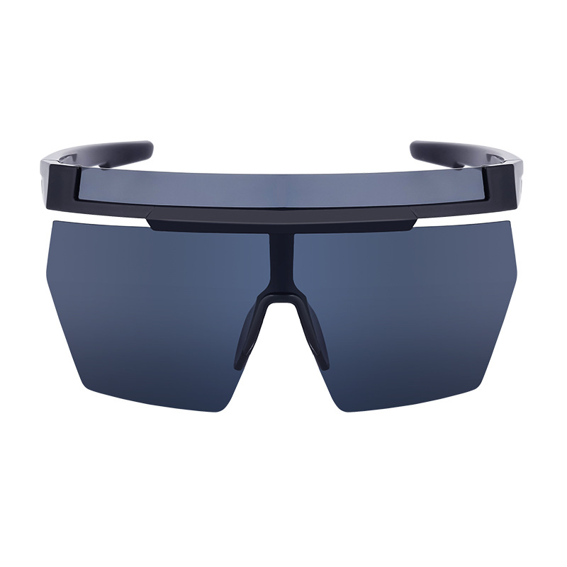 Wholesale Cyberpunk Oversized Shield Sunglasses UV400 Sport Eyewear - Everful