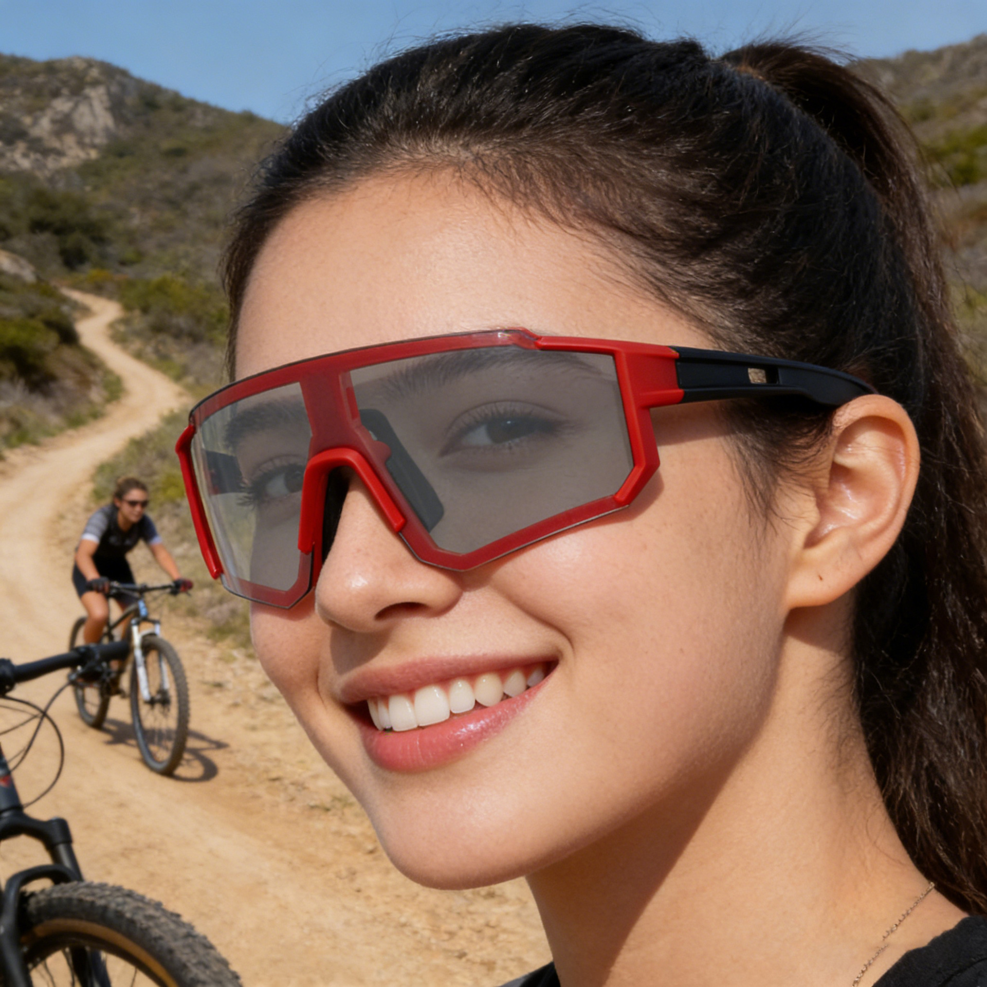 Wholesale Photochromic Sport Cycling Sunglasses UV400 Protection For Men Women - Everful
