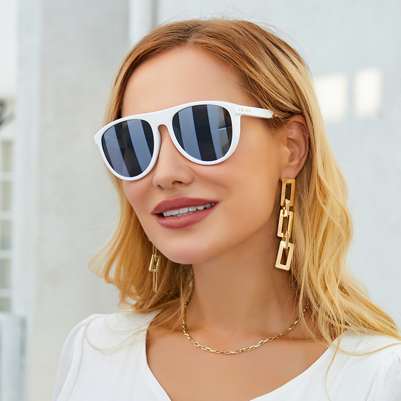 Wholesale Women Oversized Aviator Sunglasses with UV Protection - Everful