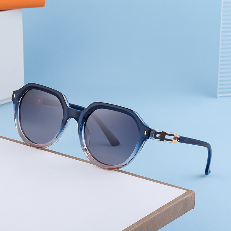 Wholesale Square Polarized Sunglasses With Hollow Metal Decoration For Women - Everful