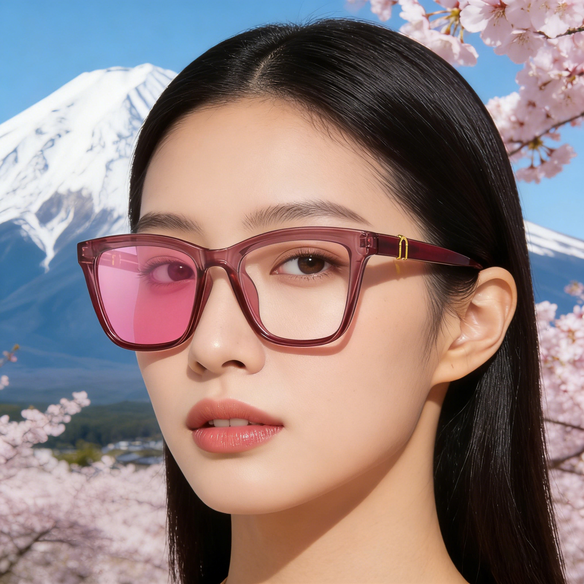 Women Cat Eye Photochromic Sunglasses UV400 Blue Light Blocking PC Frame Trendy Outdoor Sun Protection Fashion Color Changing Eyewear