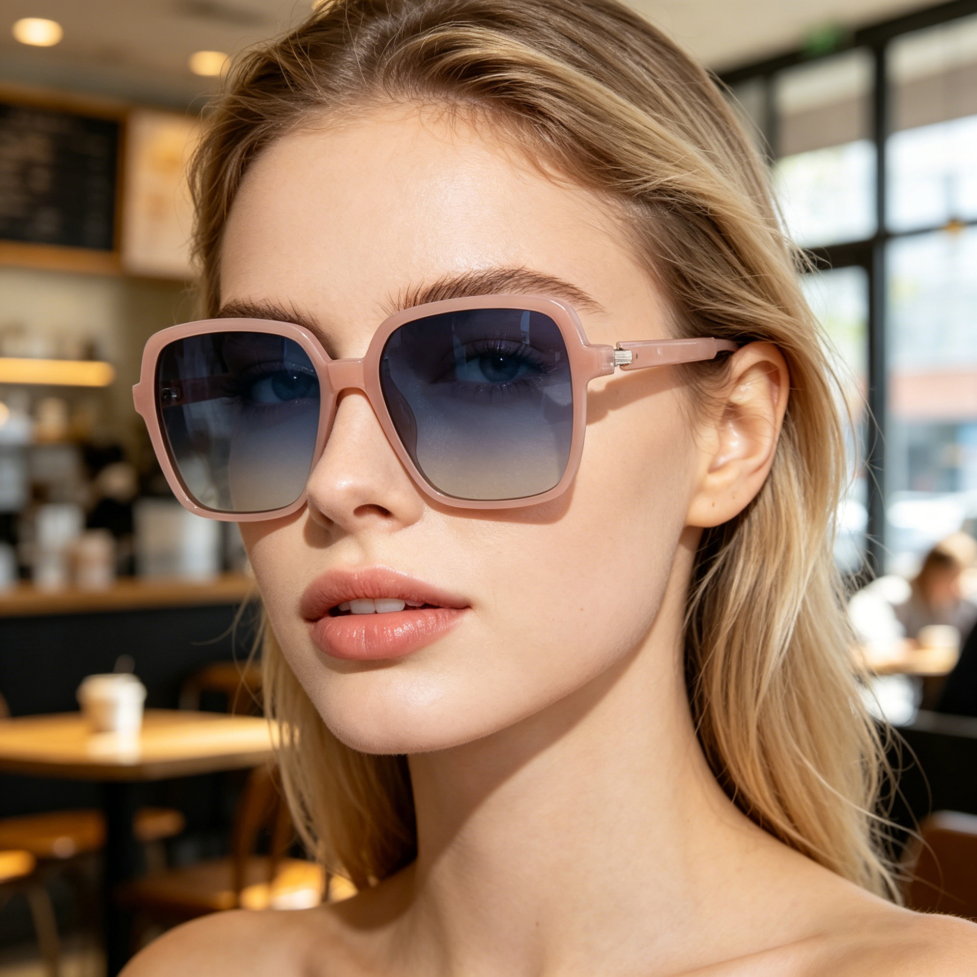 Wholesale Polarized Folding Sunglasses Men Square Frame UV400 Protection - Everful
