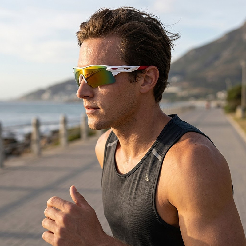 Wholesale UV400 Protection PC Frame Sports Sunglasses For Cycling - Everful
