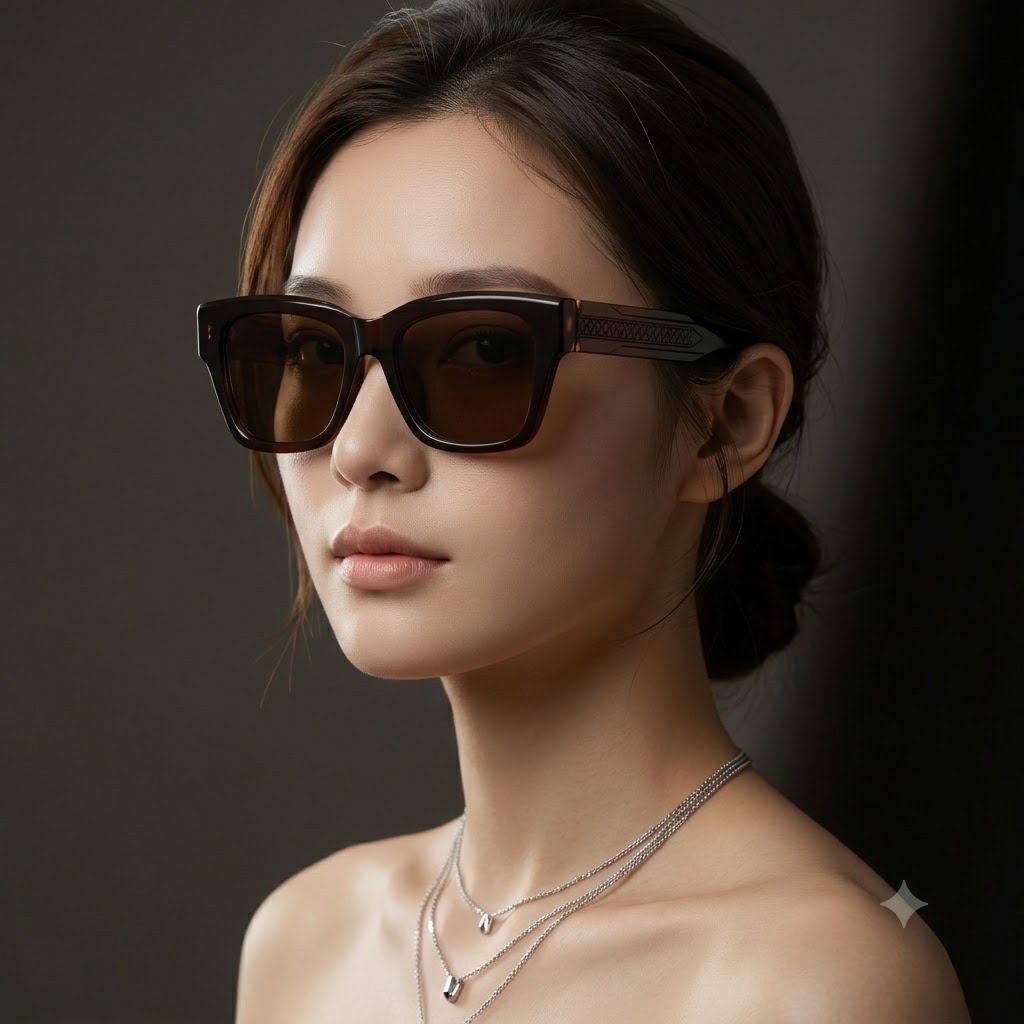 Wholesale Vintage Square Frame Sunglasses For Women Men PC AC Lens - Everful