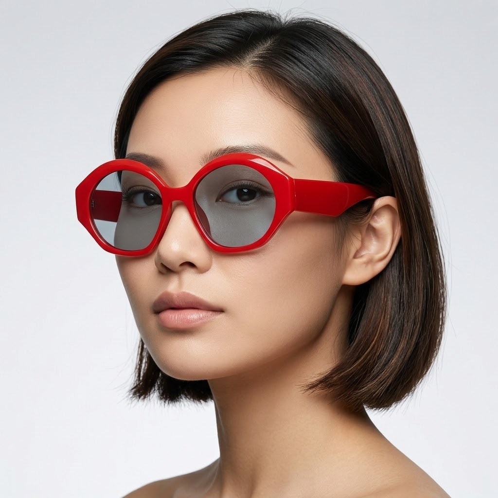 Wholesale Retro Oval Cat Eye Sunglasses Women Men UV400 - Everful