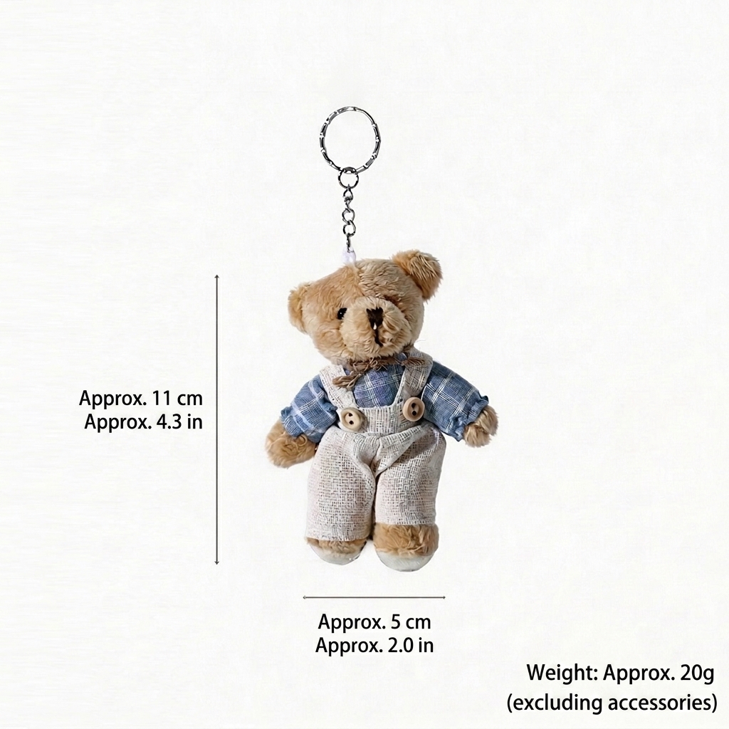 Blue Bow Male Bear Style