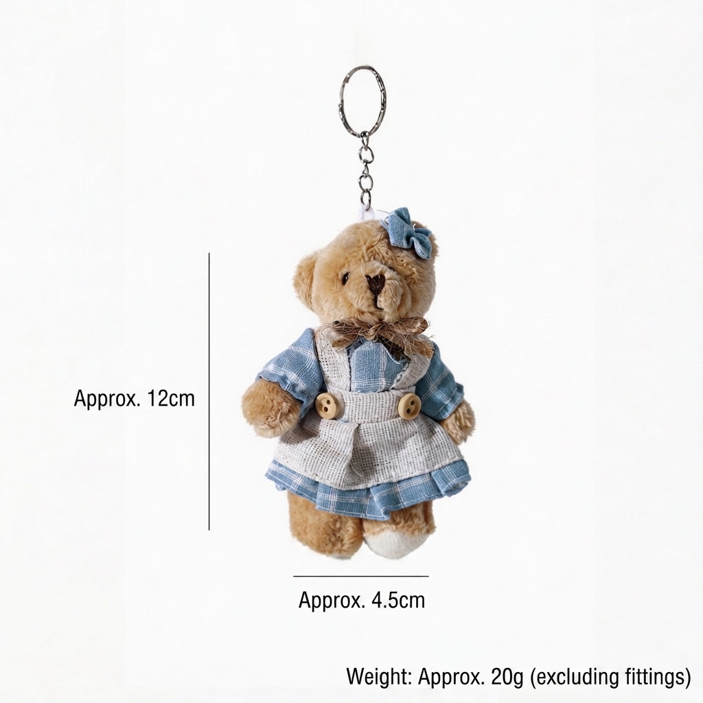 Blue Bow Female Bear Style