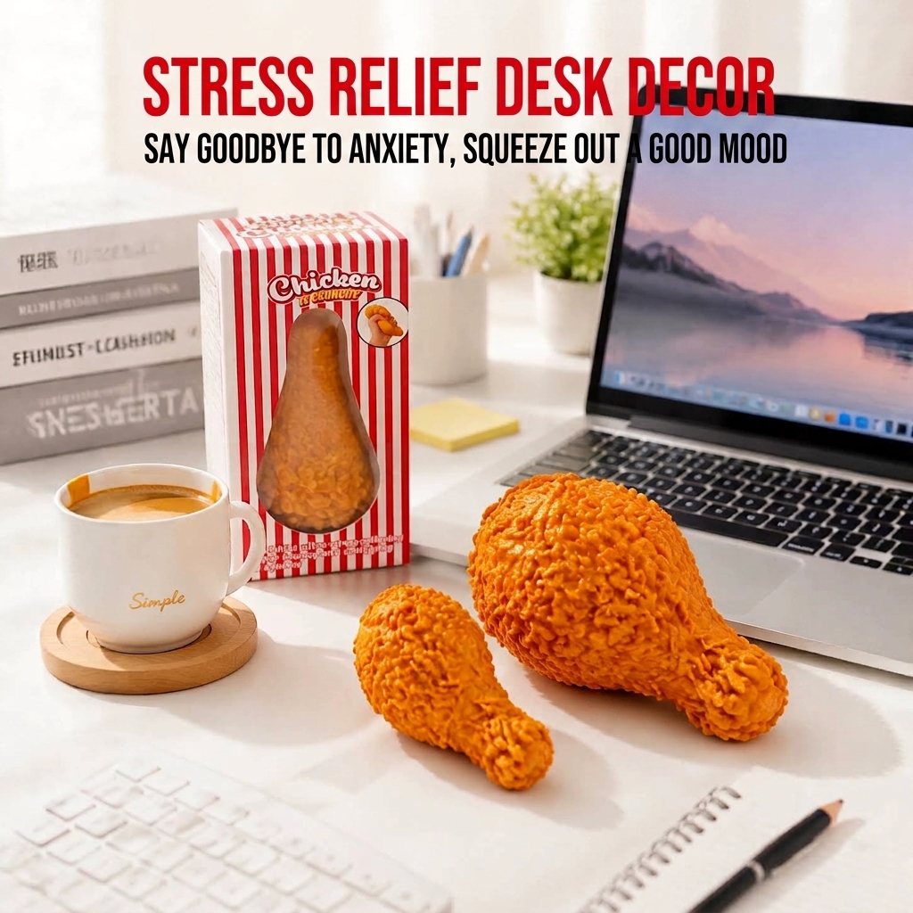 Wholesale Simulation Fried Chicken Drumstick Jumbo Squishy Stress Toy ...