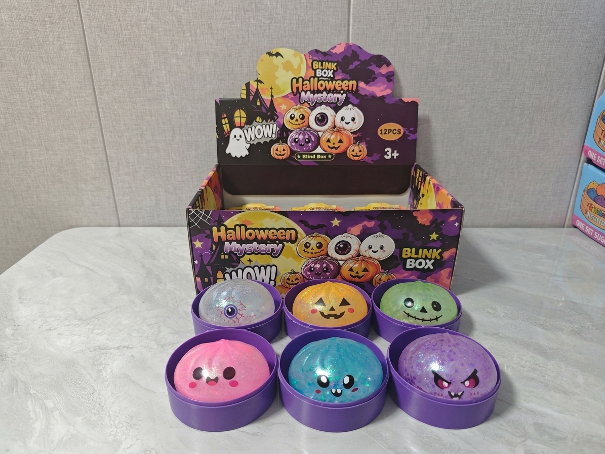 Halloween Glitter Burst Giant Bun