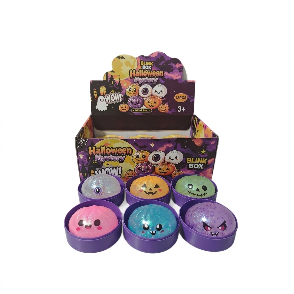 Halloween Squishy Toy Glitter Stress Relief