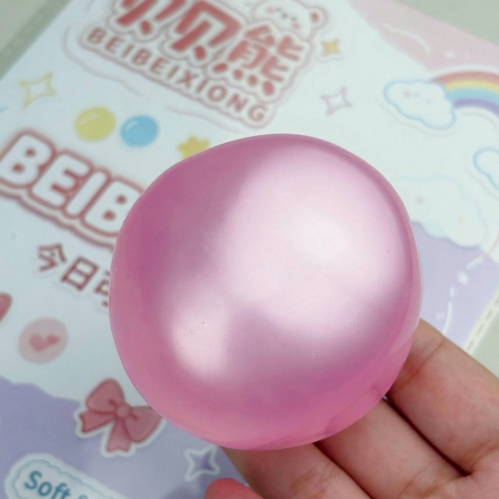 Pearly Pink Vaseline Handmade Ball