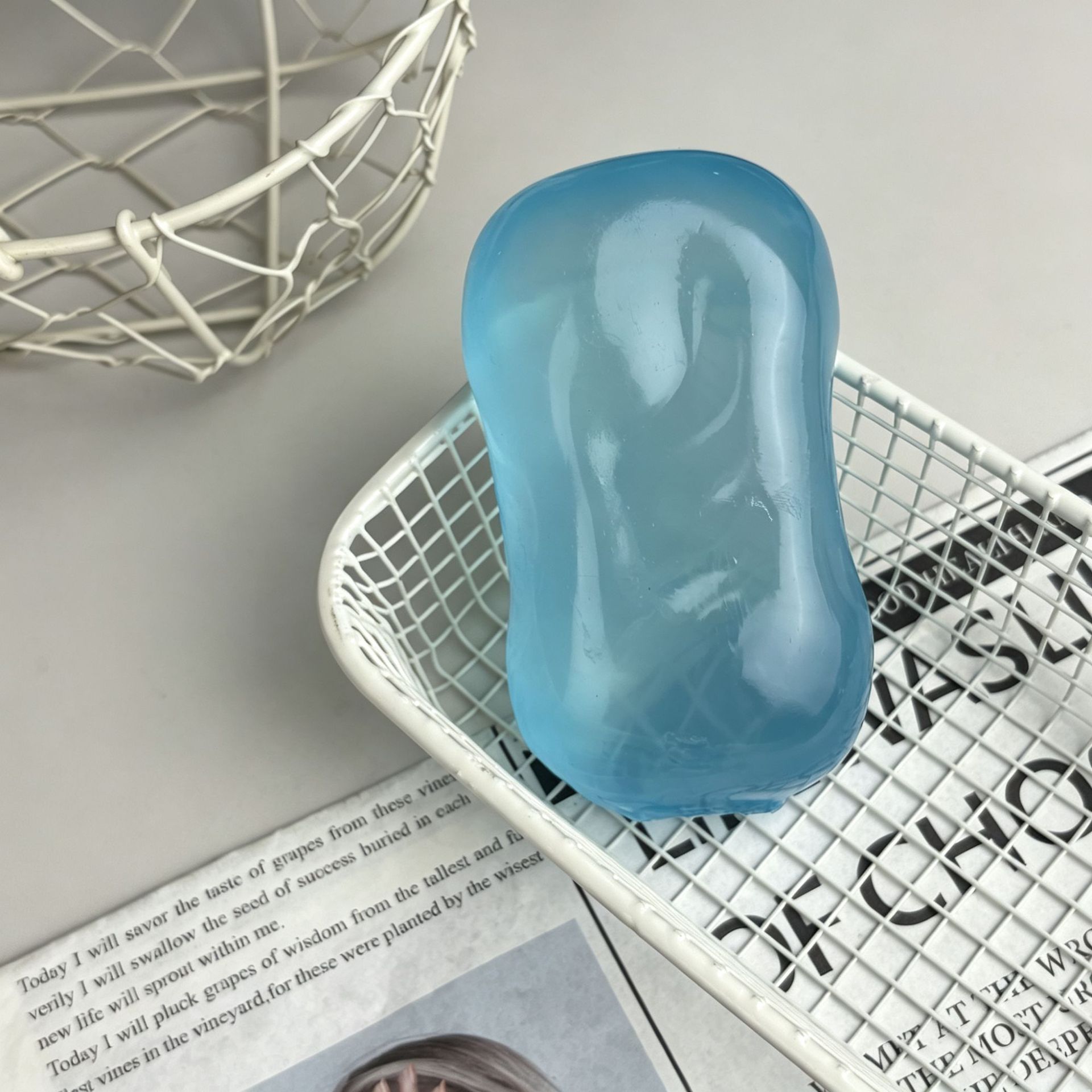 Transparent Blue Vaseline Soap