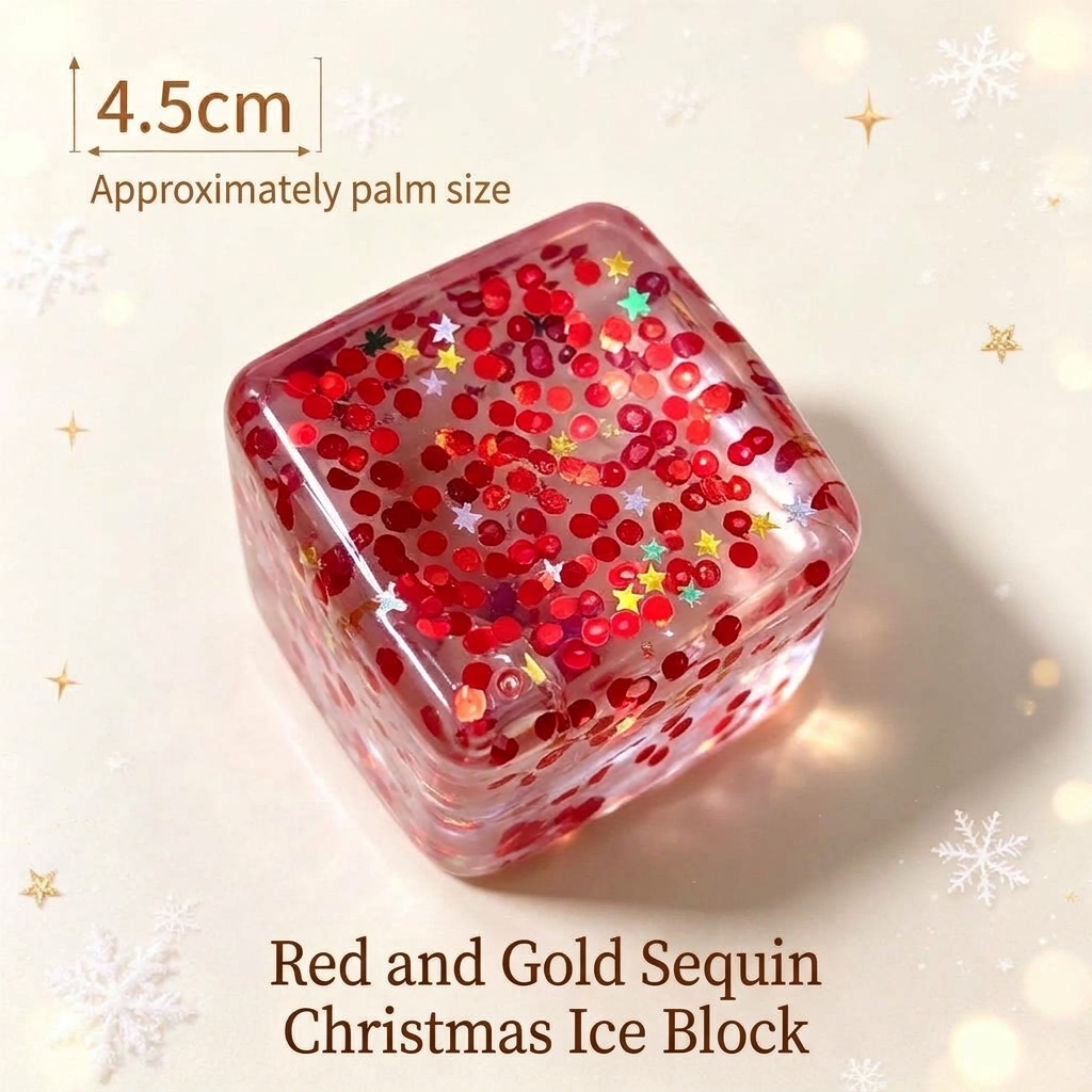 Christmas Ice Cube Style (4.5cm)