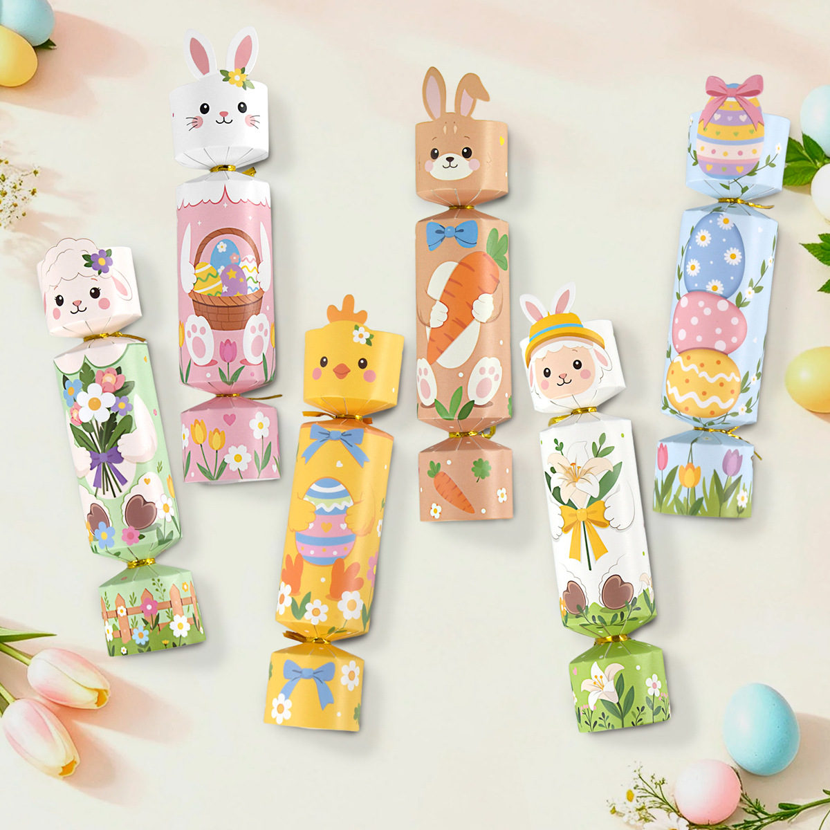 Wholesale Easter Cartoon Cracker Shape Candy Gift Box - Everful