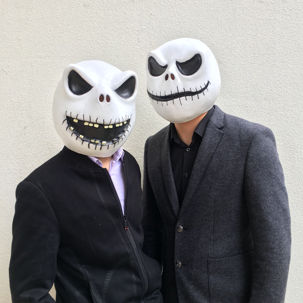 The Nightmare Before Christmas Doll Mask Cos Movie Peripheral Props Costumes Latex Prom Role Play Props