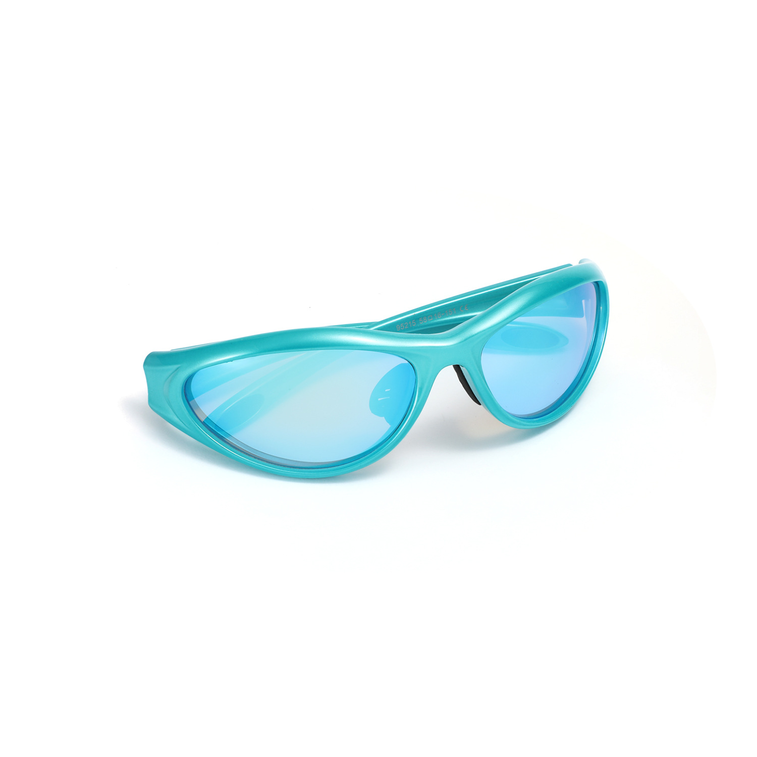 Wholesale Y2K Futuristic Oval Wraparound Sunglasses UV400 - Everful