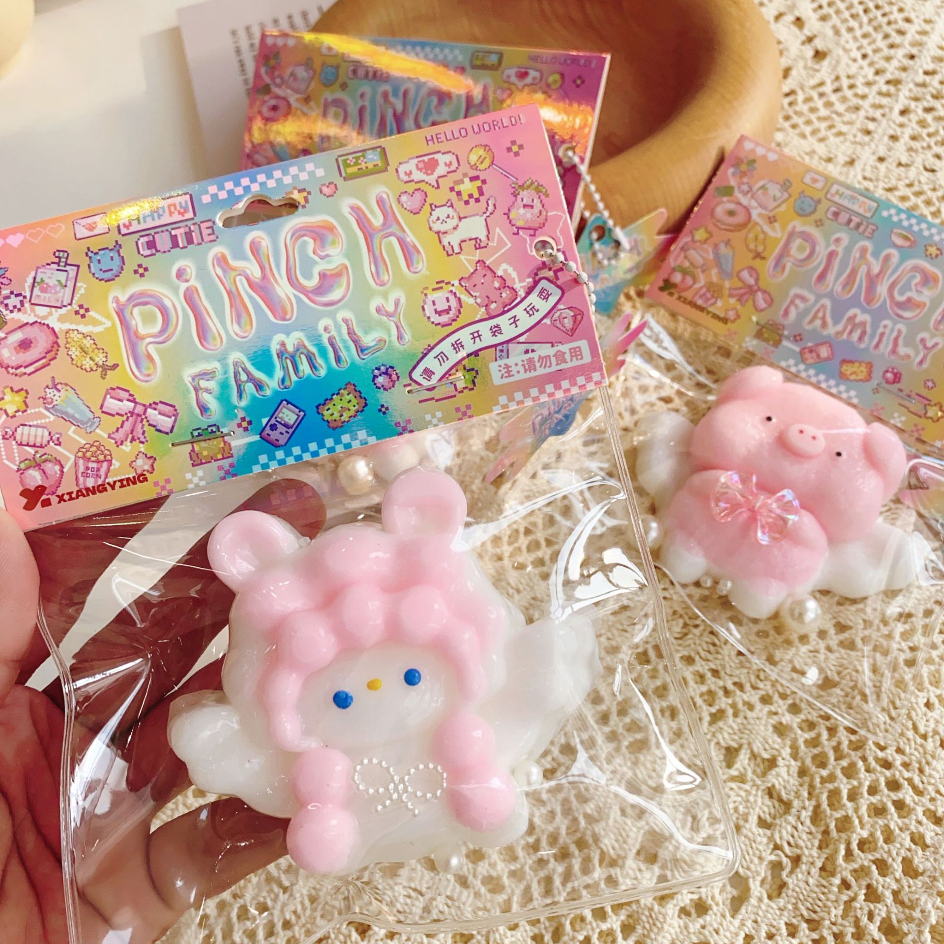 Cute Cartoon Animal Squishy Toy Soft Plastic Decompression Stress Relief Toy For Kids Adults Gift Party Favor