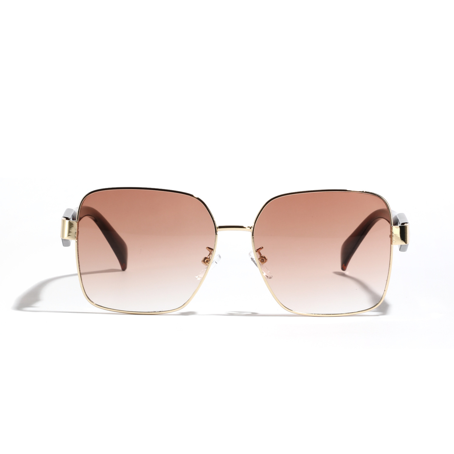 Wholesale Oversized Square Sunglasses with Copper Metal Frame For Women Men - Everful
